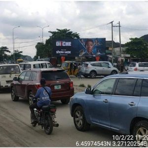 Unipole Billboard Along 2nd Avenue Road Alakija Festac, Lagos State.