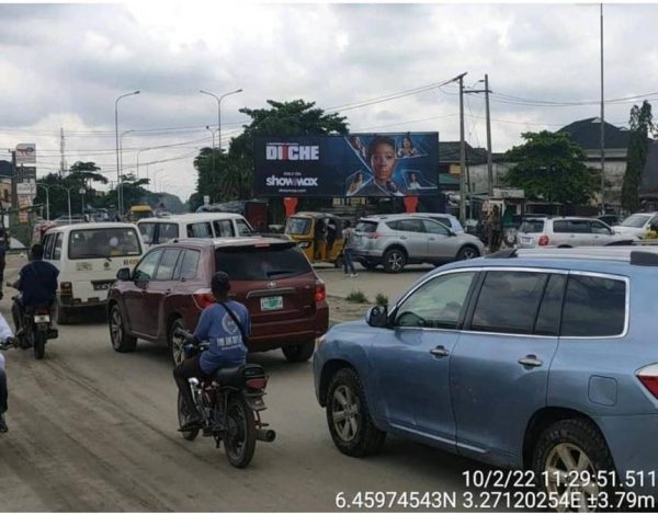 Unipole Billboard Along 2nd Avenue Road Alakija Festac, Lagos State.