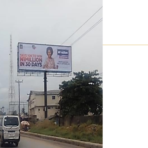 Unipole Billboard Along Port Harcourt /Aba Expressway, Port Harcourt