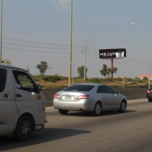 Unipole Billboard Along Airport Road by Aso Savings Estate Junction, Abuja