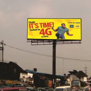 Unipole Billboard East-West Road by Eliozu Road, Port Harcourt, Rivers State. 