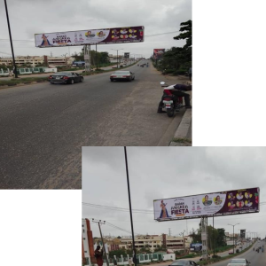 Eyecatcher Billboard at Ibadan sumal juction roundabout, Ring Road, Oyo State.
