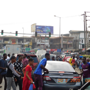 Rooftop Billboard At Ikorodu Roundabout Facing Traffic From Mile 12, Lagos State.