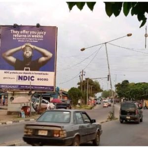 Portrait Billboard IBB Way by Akim Junction, Calabar, Cross River State.