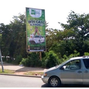 Portrait Billboard Ibb Way by Sani Abacha junction, abuja
