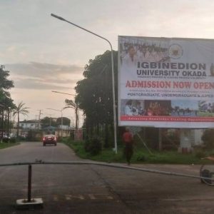 Standalone Billboard at Benin Airport, Edo State