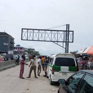 Gantry Billboard Lekki opp Shoprite by Jakande Market