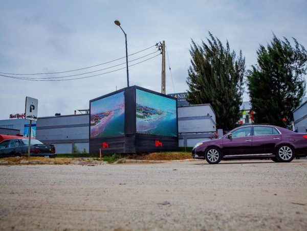 LED Billboard along Landmark Event Center Water Corporation