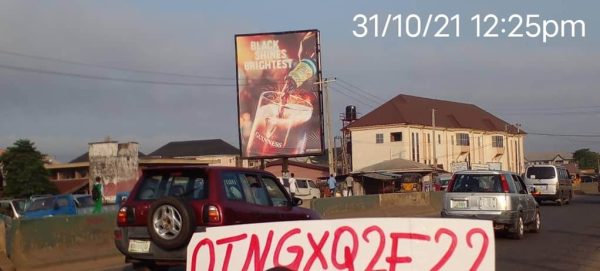 Portrait Billboard Onitsha Owerri Road By Tiger Food Industries, anambra