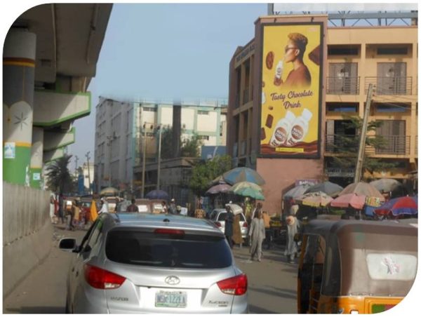 Wall Drape Billboard Murtala Muhammed Way by Bata Market