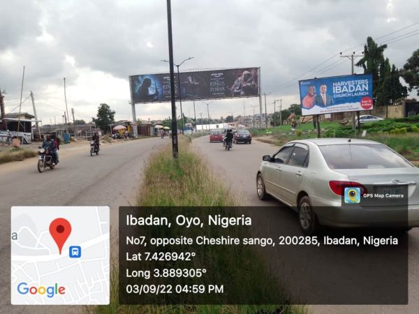 Gantry Billboard Along Eleyele Road Ibadan Polytechnic, Oyo State