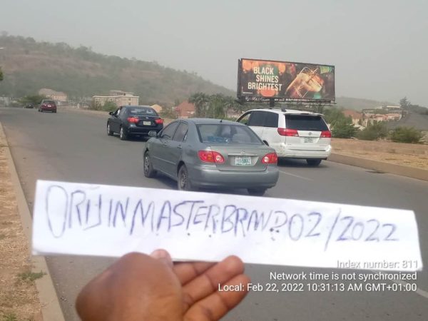 Unipole Billboard Wuse Gwarimpa Road By Gwarimpa Interchange, Abuja FCT.