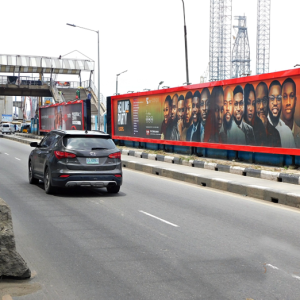 Wallmount Billboard Outer Marina CMS bus stop Board 4, Vi, Lagos.