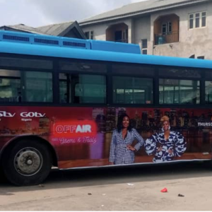 CNG Lagos BRT Bus Branding
