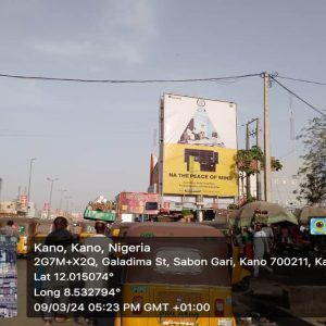 Portrait Billboard France Road Off Galadima Junction, Kano State