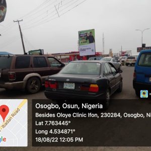 Portrait Billboard Ogo Oluwa Road, Oshogbo, Osun State.