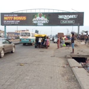 Gantry Billboard Lagos-Abeokuta Exp. by Katangwa Market, Lagos State