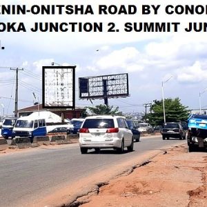 Outdoor Unipole Billboard Benin-onitsha Road By Conoil Filling Station, Delta