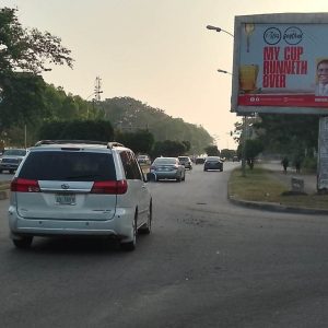 Backlit Billboard Beside Keystone bank Olusegun Obasanjo way, Abuja