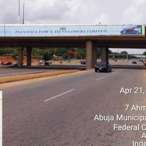 Bridge Panel Billboard Nnamdi Azikiwe way by Banex Bridge, Abuja