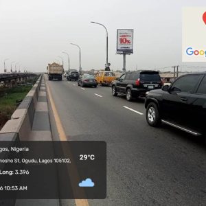 Portrait Billboard Ibadan Expressway at Ogudu Lagos State