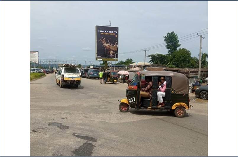 Portrait Billboard welcome roundabout, Umuahia, Abia state 1 Portrait Billboard welcome roundabout, Umuahia, Abia state