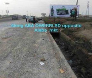 Super 48 Sheet Billboard Aba Road Opp. Alaba Market Naze, Owerri, Imo State