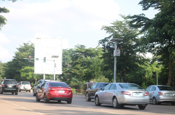 Portrait Billboard Oladipo Diya Way By Games Village, Near Summit, Abuja.