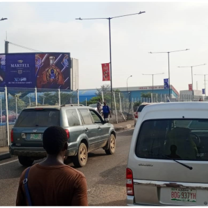Wall Drape Billboard Mobolaji Bank Anthony Way By Airport Rd, Lagos