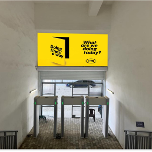 Billboard-Exit B Concourse Branding Marina Station, Lagos