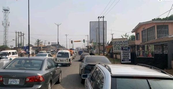 Portrait Billboard Ekenwan road by Stadium junction Benin city, Edo State