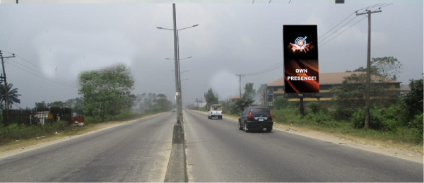 Portrait Billboard Along Airport- Igwuruta road by Furniture company, River State