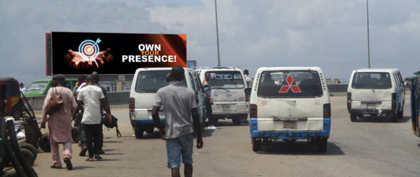 Unipole Billboard Along Onitsha-Asaba road, Anambra State.