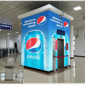 Billboard Branding of Elevator Platform 1 & 2 Lobby Mile 2, Lagos