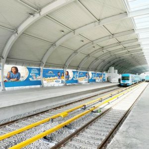 Billboard Branding of Metal Grill Platform 1 & 2, Marina Station, Lagos