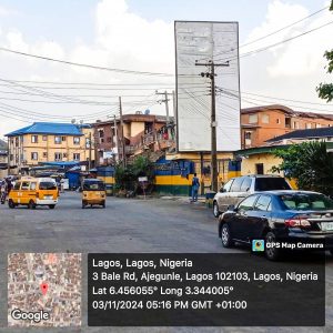 Double Face Portrait Billboard Police Barrack, Ajeromi Ifelodun Station, Baale Street, Ajegunle, Apapa, Lagos