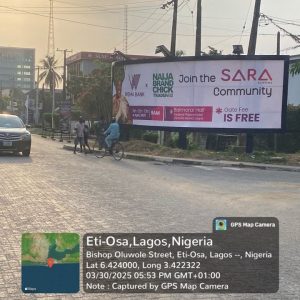 Wall panel Billboard Bishop Oluwole Street By Kasumu Ekemode Ftf Akin Adesola, Lagos