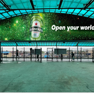 Billboard Branding of Overhead Panel Mile 2 Station, Patform 1 & 2 by Exit Gates Lagos