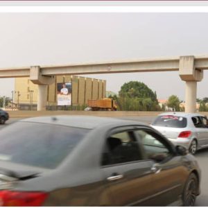 Portrait Billboard Asokoro NIA, by Old CBN Junction, Abuja.