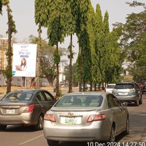 Portrait Billboard Ibb Way By Ecwa Junction Ftf From Wuse Ap Junction, Abuja