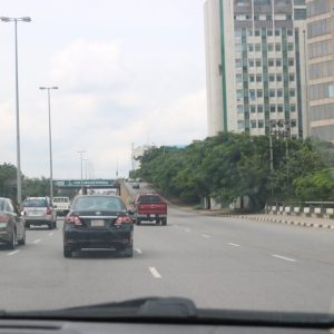 Bridge Panel Along Constitution Avenue, By First Bank Head Quarters, Abuja.