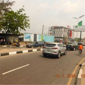96 Sheet Billboard Falomo roundabout infront of Falomo square mall gate, Lagos