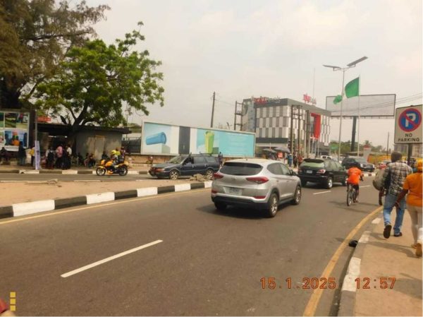 96 Sheet Billboard Falomo roundabout infront of Falomo square mall gate, Lagos