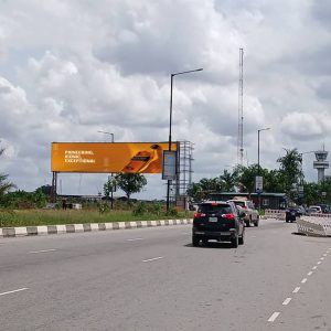 LED Gantry Billboard International Airport road by Military checking point FTF Airport rd, Lagos