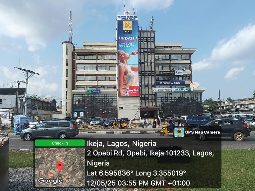 Wall drape Billboard Gabriel Akinmade Taylrr Plaza Allen Avenue, Lagos 1 Wall drape Billboard Gabriel Akinmade TaylrrPlaza Allen Avenue, Lagos