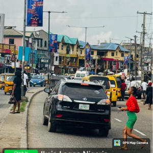 Lamppoles along Obafemi Awolowo way Ikeja, Lagos