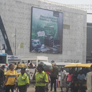 Portrait Billboard Oshodi terminal 2 Facing Oshodi Market, Lagos