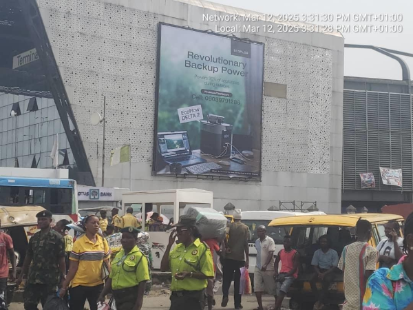 Portrait Billboard Oshodi terminal 2 Facing Oshodi Market, Lagos