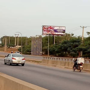 Unipole Billboard Airport Rd FTF Airport to City Gate by Praying Ground, Abuja
