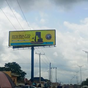 Unipole Billboard Ajilosun area Ado Ekiti, Ekiti State